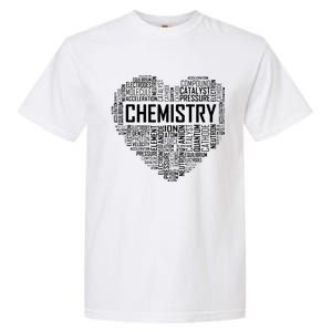 Chemistry Lover Heart Gift For Chemist Teacher Or Student Garment-Dyed Heavyweight T-Shirt