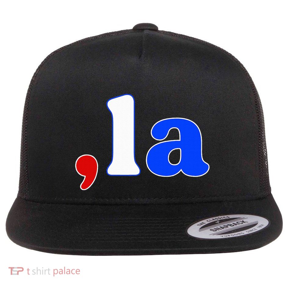 Comma La Harris Mvp Vice President Harris Flat Bill Trucker Hat