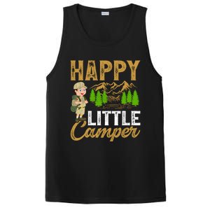 Camping Lover Happy Little Camper Gift PosiCharge Competitor Tank