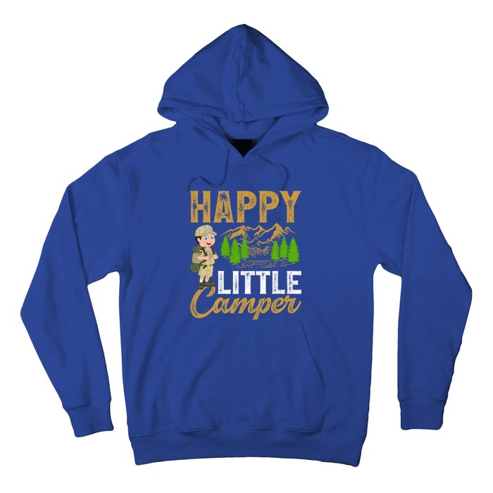 Camping Lover Happy Little Camper Gift Hoodie