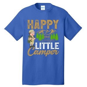 Camping Lover Happy Little Camper Gift Tall T-Shirt