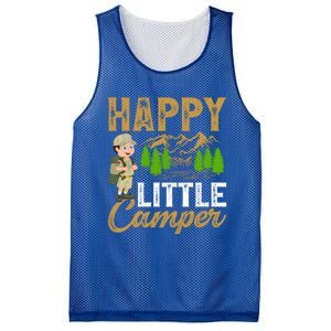 Camping Lover Happy Little Camper Gift Mesh Reversible Basketball Jersey Tank