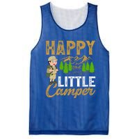 Camping Lover Happy Little Camper Gift Mesh Reversible Basketball Jersey Tank