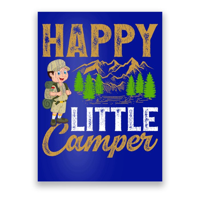 Camping Lover Happy Little Camper Gift Poster