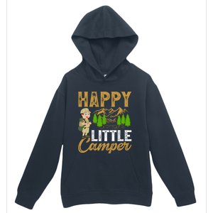 Camping Lover Happy Little Camper Gift Urban Pullover Hoodie