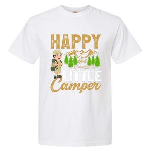 Camping Lover Happy Little Camper Gift Garment-Dyed Heavyweight T-Shirt