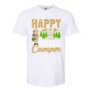 Camping Lover Happy Little Camper Gift Softstyle CVC T-Shirt