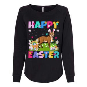 Coyote Lover Happy Easter Bunny Coyote Easter Sunday Cute Gift Womens California Wash Sweatshirt