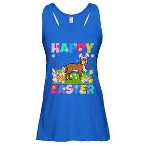 Coyote Lover Happy Easter Bunny Coyote Easter Sunday Cute Gift Ladies Essential Flowy Tank