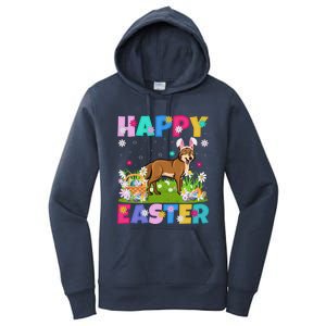 Coyote Lover Happy Easter Bunny Coyote Easter Sunday Cute Gift Women's Pullover Hoodie