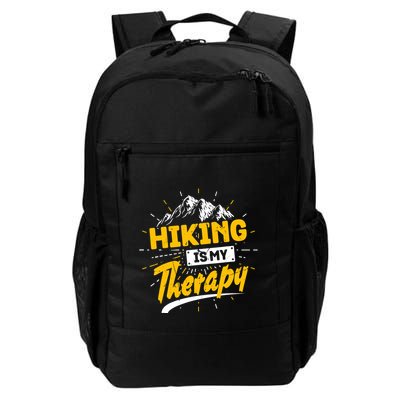 Camping Life Hiking Is My Therapy Trekking Wanderlust Hiker Backpack