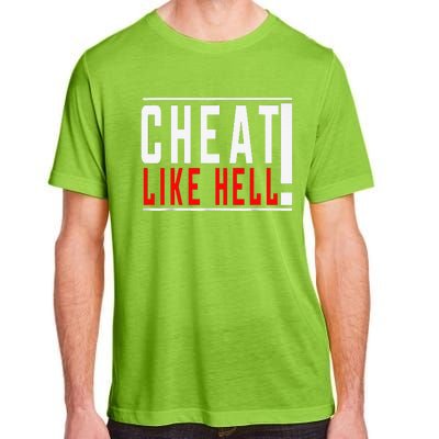 Cheat Like Hell Anti Harris Walz 2024 Election Trump Vance Adult ChromaSoft Performance T-Shirt