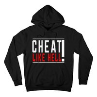 Cheat Like Hell Anti Harris Walz 2024 Election Trump Vance Hoodie