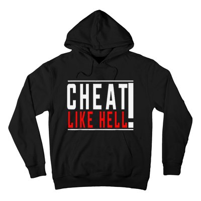 Cheat Like Hell Anti Harris Walz 2024 Election Trump Vance Hoodie