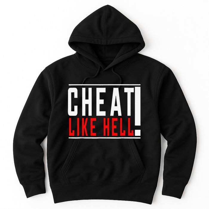 Cheat Like Hell Anti Harris Walz 2024 Election Trump Vance Hoodie