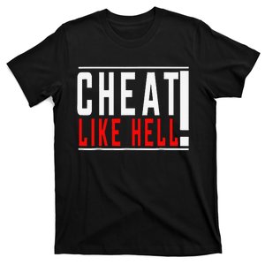 Cheat Like Hell Anti Harris Walz 2024 Election Trump Vance T-Shirt