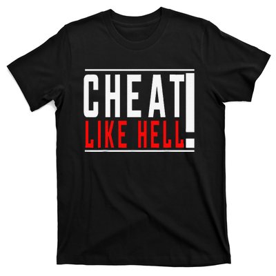 Cheat Like Hell Anti Harris Walz 2024 Election Trump Vance T-Shirt