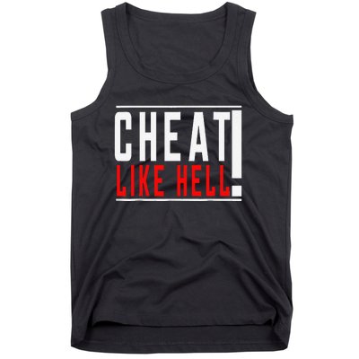 Cheat Like Hell Anti Harris Walz 2024 Election Trump Vance Tank Top