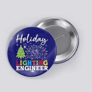 Christmas Light Holiday Lighting Engineer Ugly Gift Button