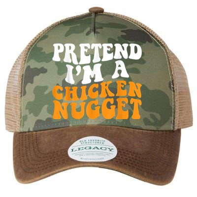 Chicken Lazy Halloween Costume Pretend I'M A Chicken Nugget Legacy Tie Dye Trucker Hat