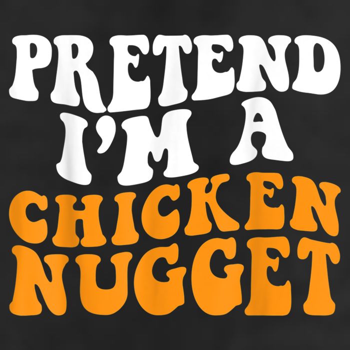 Chicken Lazy Halloween Costume Pretend I'M A Chicken Nugget 7 Panel Mesh Trucker Snapback Hat