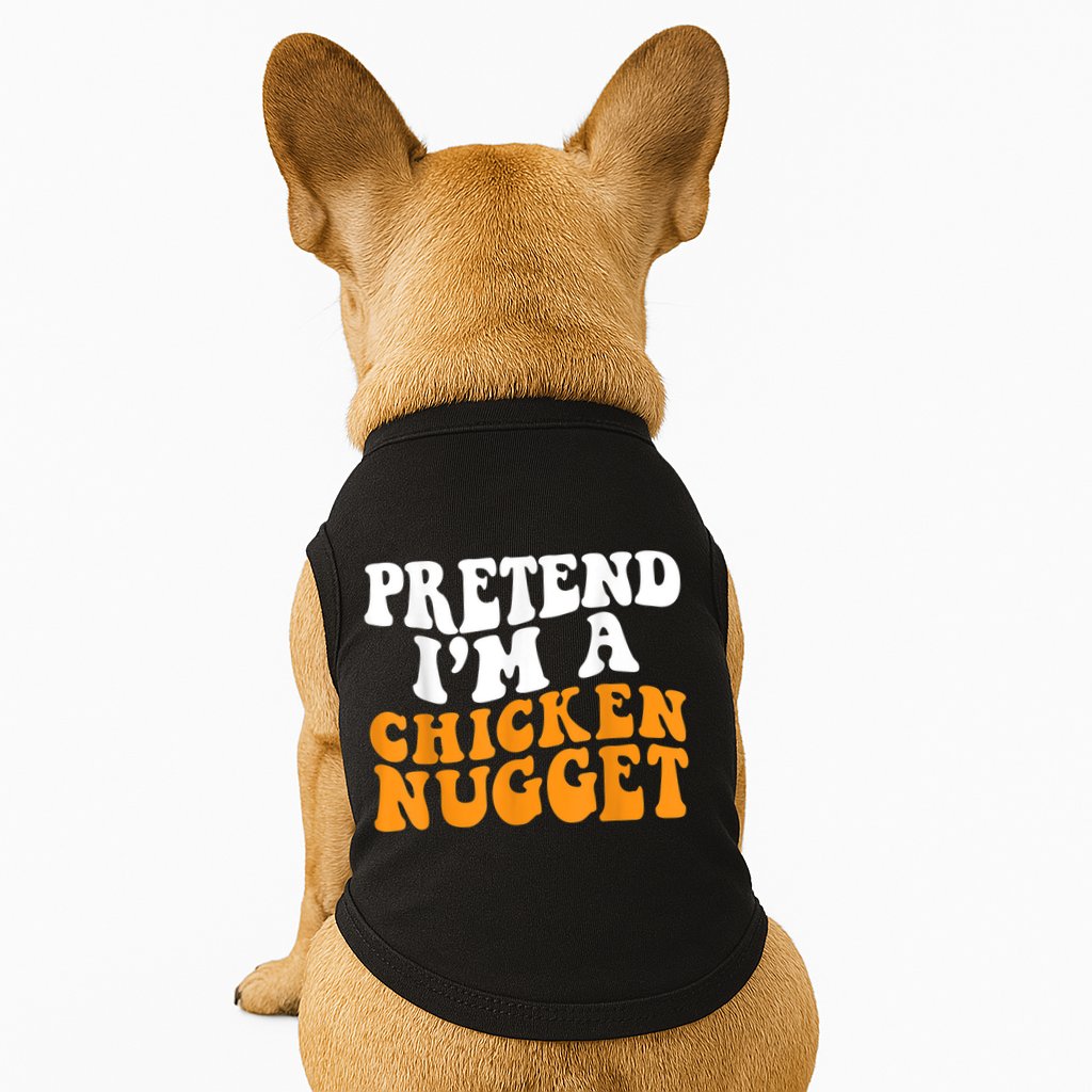 Chicken Lazy Halloween Costume Pretend I'M A Chicken Nugget Doggie Tank