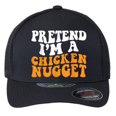 Chicken Lazy Halloween Costume Pretend I'M A Chicken Nugget Flexfit Unipanel Trucker Cap