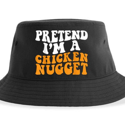 Chicken Lazy Halloween Costume Pretend I'M A Chicken Nugget Sustainable Bucket Hat