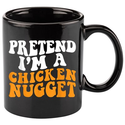 Chicken Lazy Halloween Costume Pretend I'M A Chicken Nugget 11oz C Handle Ceramic Mug