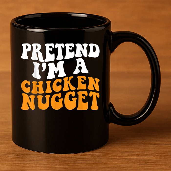 Chicken Lazy Halloween Costume Pretend I'M A Chicken Nugget 11oz C Handle Ceramic Mug