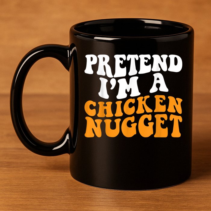 Chicken Lazy Halloween Costume Pretend I'M A Chicken Nugget 11oz C Handle Ceramic Mug