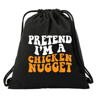 Chicken Lazy Halloween Costume Pretend I'M A Chicken Nugget Drawstring Bag