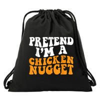Chicken Lazy Halloween Costume Pretend I'M A Chicken Nugget Drawstring Bag