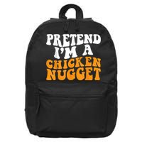 Chicken Lazy Halloween Costume Pretend I'M A Chicken Nugget 16 in Basic Backpack