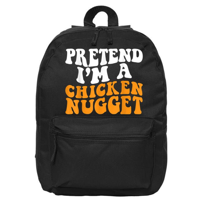 Chicken Lazy Halloween Costume Pretend I'M A Chicken Nugget 16 in Basic Backpack