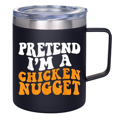 Chicken Lazy Halloween Costume Pretend I'M A Chicken Nugget 12oz Stainless Steel Coffee Mug