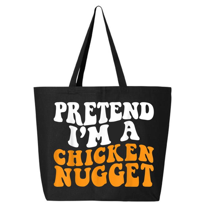 Chicken Lazy Halloween Costume Pretend I'M A Chicken Nugget 25L Jumbo Tote