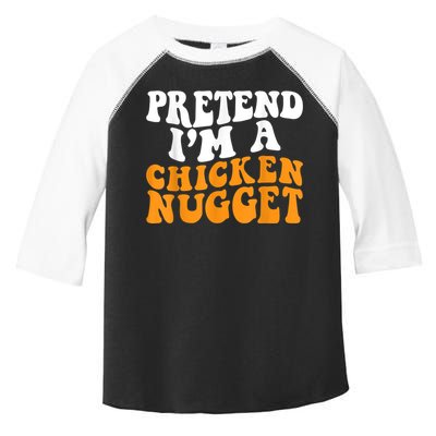 Chicken Lazy Halloween Costume Pretend I'M A Chicken Nugget Toddler Fine Jersey T-Shirt