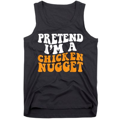 Chicken Lazy Halloween Costume Pretend I'M A Chicken Nugget Tank Top