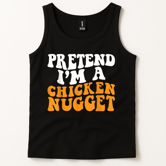 Chicken Lazy Halloween Costume Pretend I'M A Chicken Nugget Tank Top
