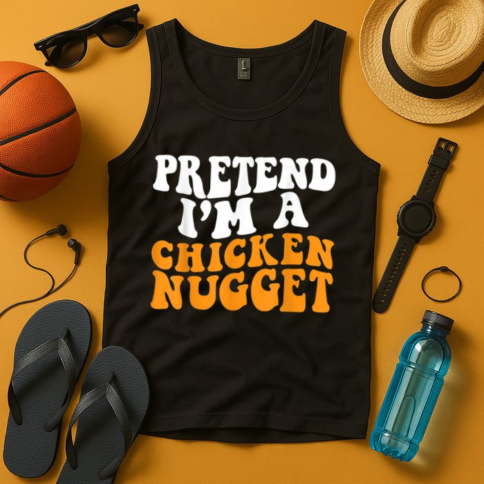 Chicken Lazy Halloween Costume Pretend I'M A Chicken Nugget Tank Top