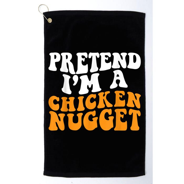 Chicken Lazy Halloween Costume Pretend I'M A Chicken Nugget Golf Towel