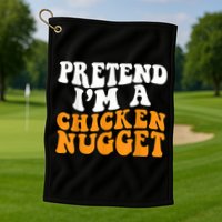 Chicken Lazy Halloween Costume Pretend I'M A Chicken Nugget Golf Towel