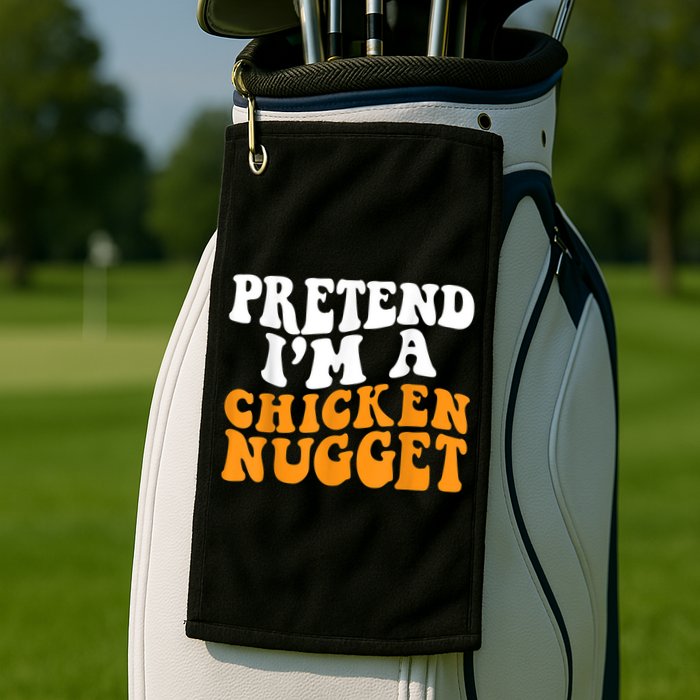 Chicken Lazy Halloween Costume Pretend I'M A Chicken Nugget Golf Towel
