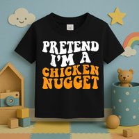 Chicken Lazy Halloween Costume Pretend I'M A Chicken Nugget Toddler T-Shirt