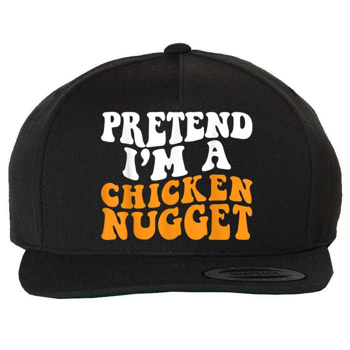 Chicken Lazy Halloween Costume Pretend I'M A Chicken Nugget Wool Snapback Cap