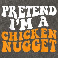Chicken Lazy Halloween Costume Pretend I'M A Chicken Nugget Cotton Canvas Backpack