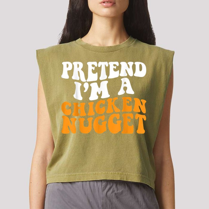 Chicken Lazy Halloween Costume Pretend I'M A Chicken Nugget Garment-Dyed Women's Muscle Tee