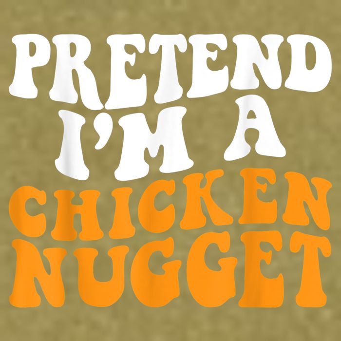 Chicken Lazy Halloween Costume Pretend I'M A Chicken Nugget Garment-Dyed Women's Muscle Tee