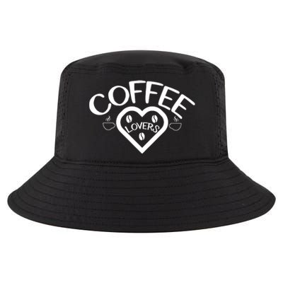 Coffee Lovers Heart Graphic Cool Comfort Performance Bucket Hat